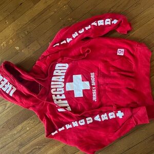 Red Lifeguard Hoodie